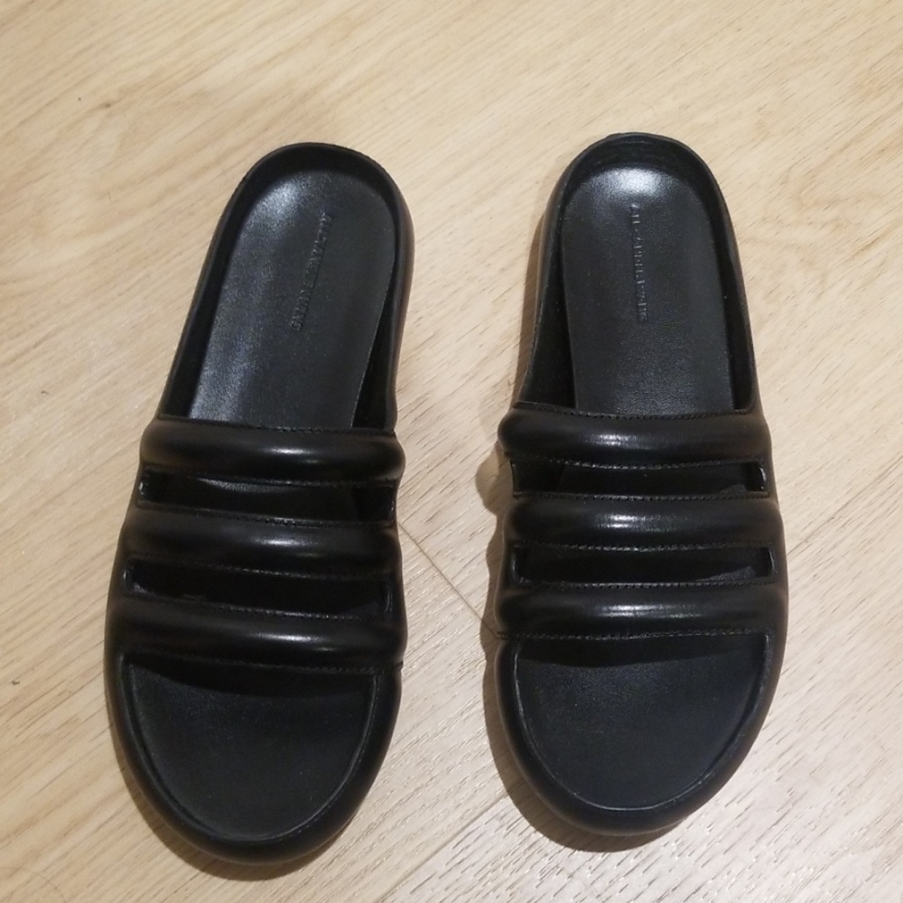 Alexander Wang black Sandals slip ons,